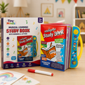 Musical Learning Study Book With Numbers Letters