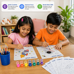 Cosmic Space Theme Kids Painting And Coloring Kit