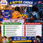 Cosmic Space Theme Kids Painting And Coloring Kit