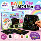 Rainbow Art Scratch Paper Book For Kids