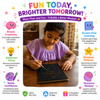Rainbow Art Scratch Paper Book For Kids